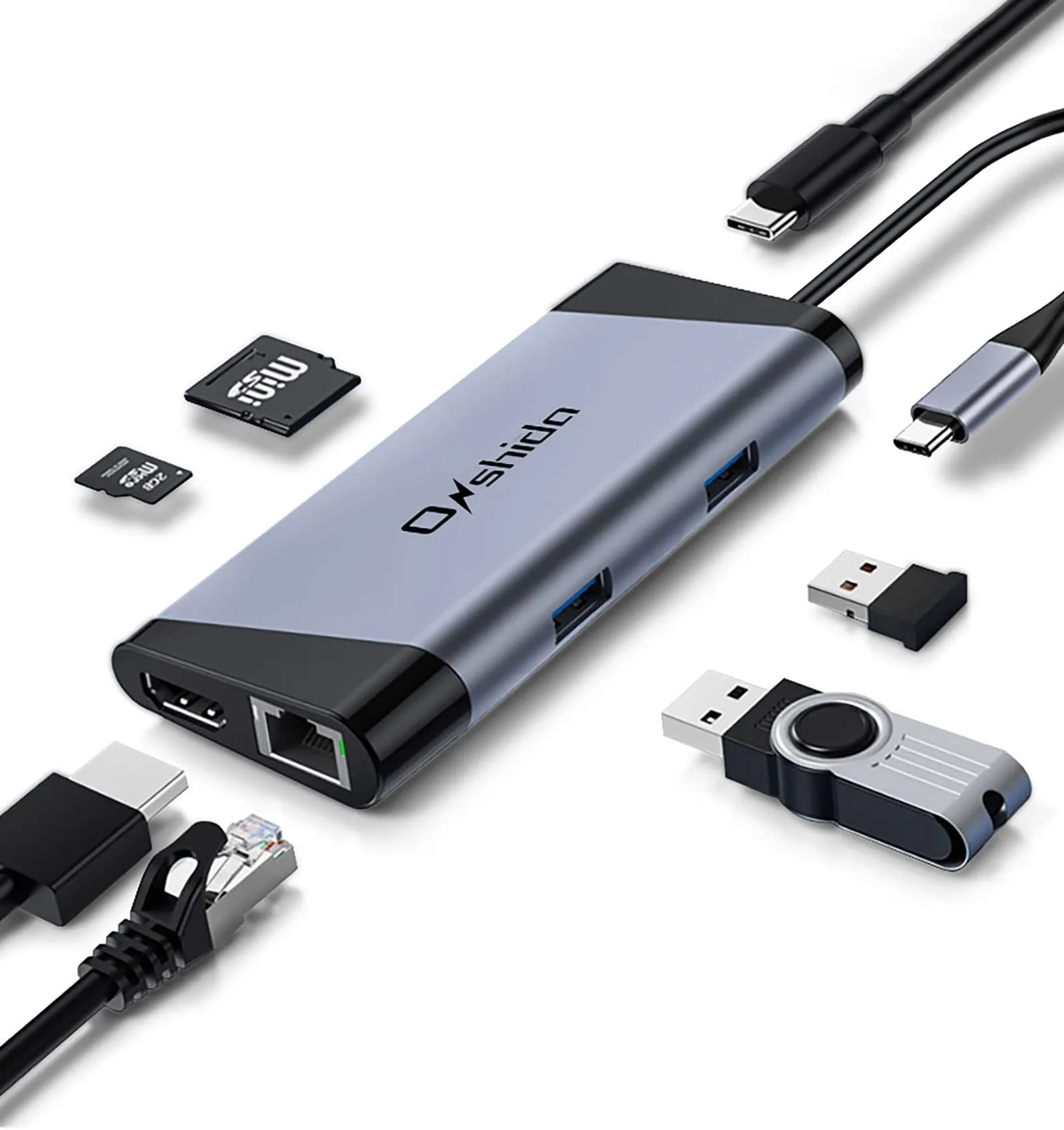 Hub USB C 7 en 1